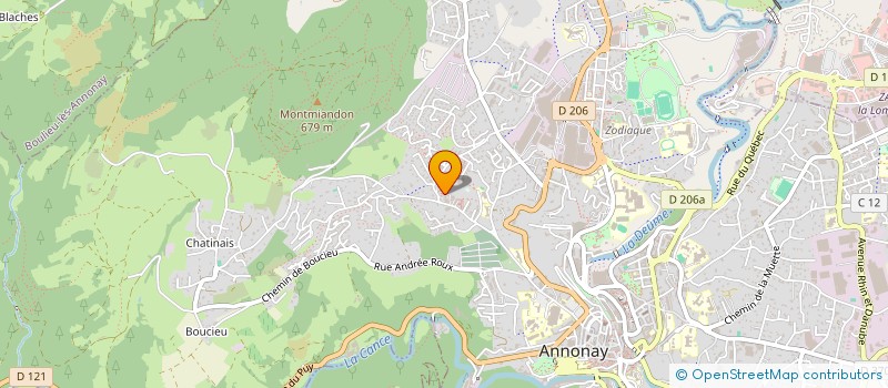 localisation de l'entreprise SOS ENFANCE à ANNONAY