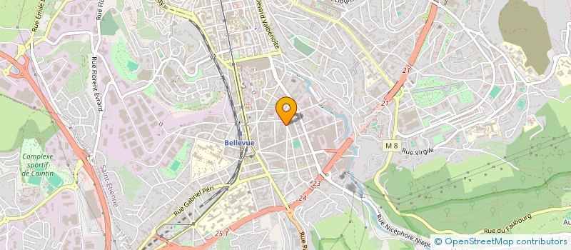 localisation de l'entreprise SOS ENSEIGNES à SAINT-ETIENNE