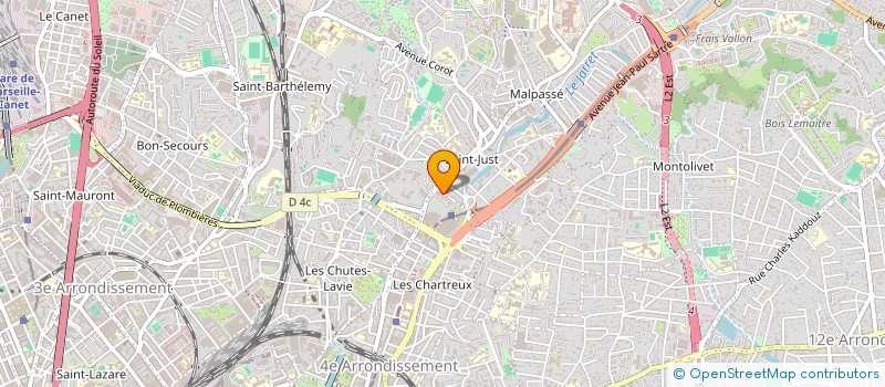 localisation de l'entreprise SOS ENTREPRISES à MARSEILLE
