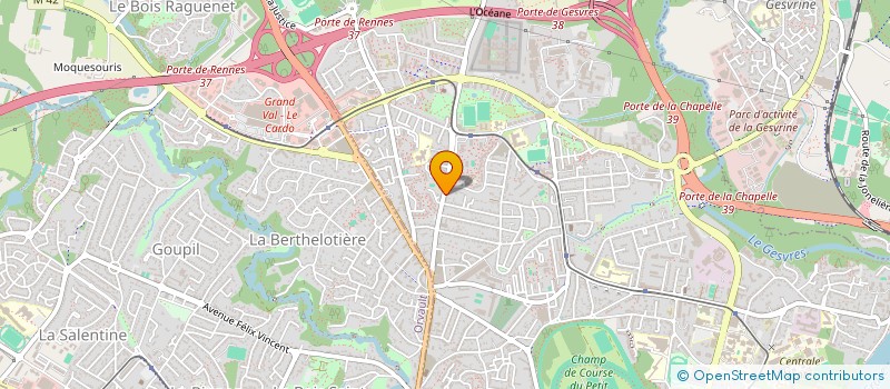 localisation de l'entreprise SOS ENTRETIEN à NANTES