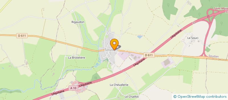 localisation de l'entreprise SOS ENTRETIEN GILLES SACCARD à SOUDAN