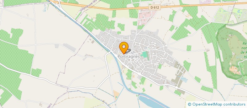 localisation de l'entreprise SOS ENTRETIEN RESIDENCES à PORTIRAGNES
