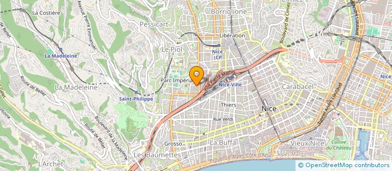 localisation de l'entreprise SOS ETANCHEITE à NICE