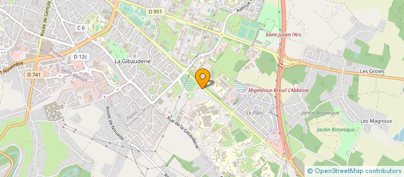 localisation de l'entreprise SOS FACE POITOU CHARENTES à POITIERS