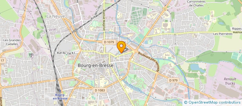 localisation de l'entreprise SOS FAMILLES EMMAUS à BOURG-EN-BRESSE