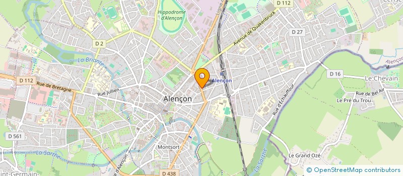 localisation de l'entreprise SOS FAMILLES EMMAUS à ALENCON