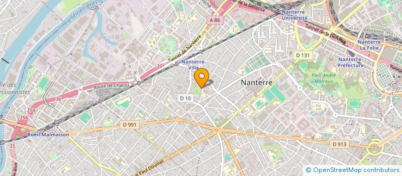 localisation de l'entreprise SOS FAMILLES EMMAUS NANTERRE  NANTERRE