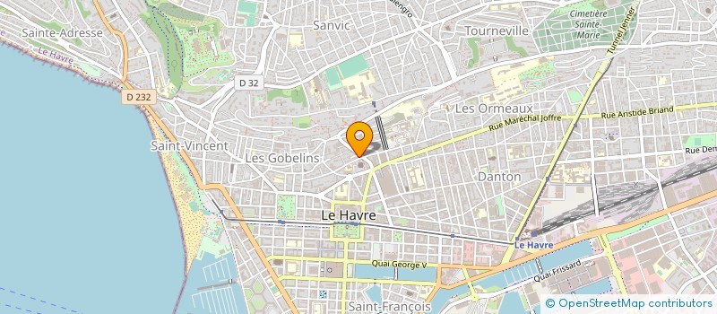 localisation de l'entreprise SOS FAMILLES LE HAVRE  LE HAVRE