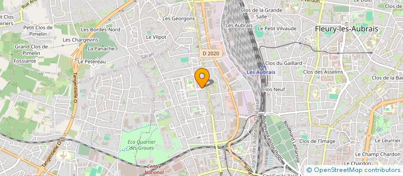 localisation de l'entreprise SOS FAMILLES ORLEANS à ORLEANS