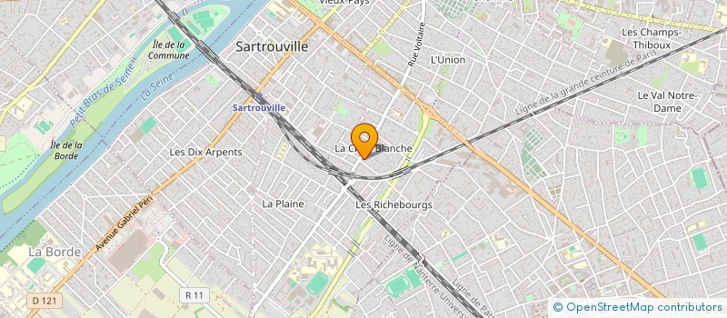 localisation de l'entreprise SOS FAMILLES SARTROUVILLE à SARTROUVILLE