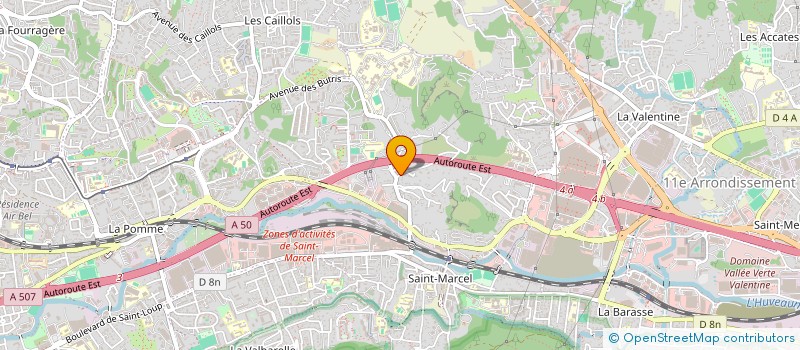 localisation de l'entreprise SOS FELINE SQUAD  MARSEILLE