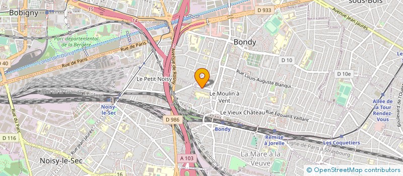 localisation de l'entreprise SOS FEMMES SEINE SAINT DENIS à BONDY