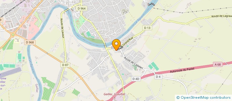 localisation de l'entreprise SOS FIBRE  BRENS