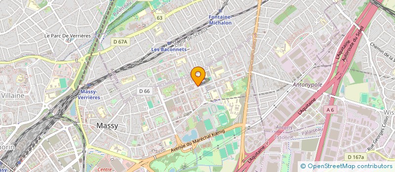 localisation de l'entreprise SOS FINANCEMENT ET CONSEILS à MASSY