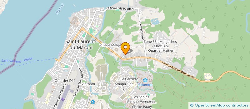 localisation de l'entreprise SOS FLEXIBLES à SAINT-LAURENT-DU-MARONI