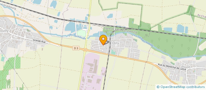 localisation de l'entreprise SOS FORESTIERES VITICOLES à OIRY