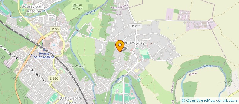 localisation de l'entreprise SOS FOURNIL  VARENNES-JARCY