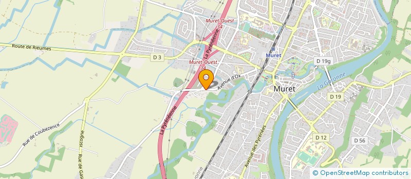 localisation de l'entreprise SOS FROID CLIM à MURET