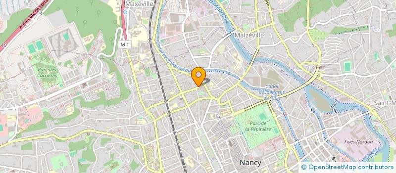 localisation de l'entreprise SOS FUTUR  NANCY