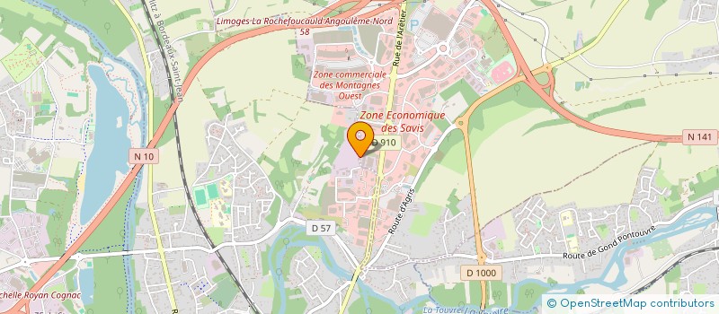 localisation de l'entreprise SOS GAZ à GOND-PONTOUVRE
