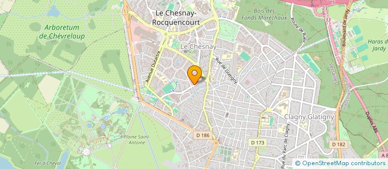 localisation de l'entreprise SOS GAZELLES à LE CHESNAY-ROCQUENCOURT