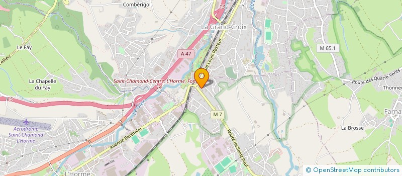 localisation de l'entreprise SOS GROUPEMENT  SAINT-PAUL-EN-JAREZ