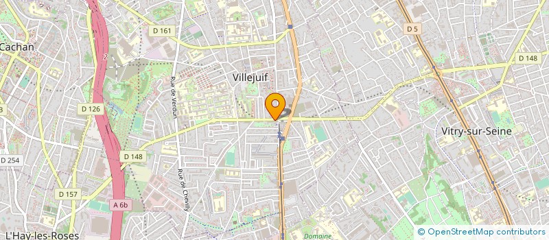 localisation de l'entreprise SOS HANDICAP à VILLEJUIF