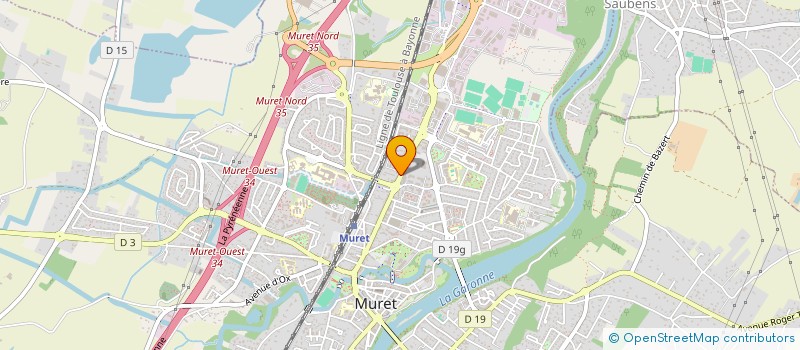 localisation de l'entreprise SOS HIGH-TECH  MURET