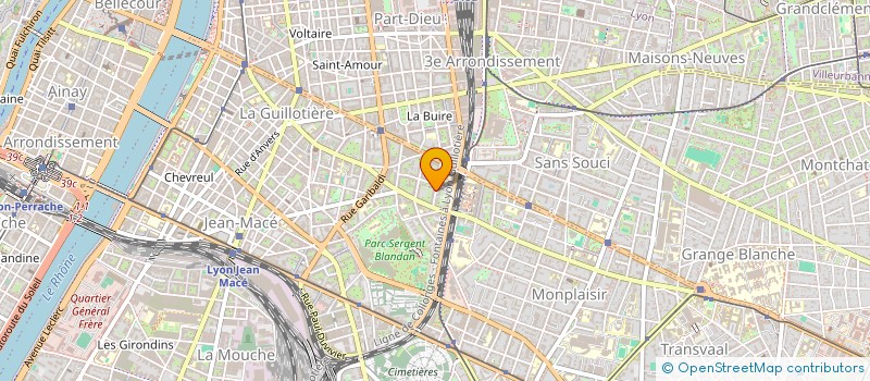 localisation de l'entreprise SOS HOLDING  LYON