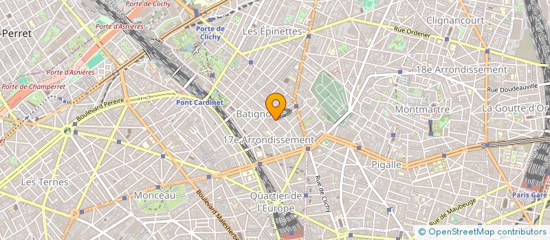 localisation de l'entreprise SOS IMPRESSION & DEPANNAGE à PARIS
