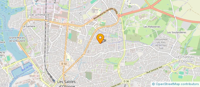 localisation de l'entreprise SOS INCESTE REDONNER MOI L ESPOIR à LES SABLES D'OLONNE