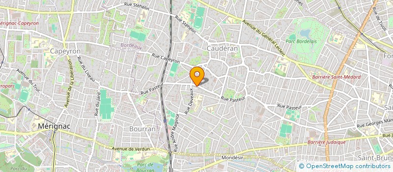 localisation de l'entreprise SOS INFIRMIERES 33 à BORDEAUX