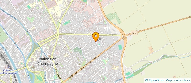 localisation de l'entreprise SOS INFORMATIQUE 51  CHALONS-EN-CHAMPAGNE