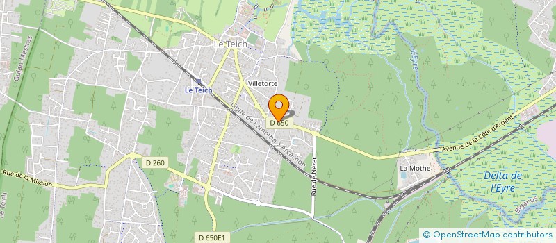 localisation de l'entreprise SOS-INFORMATIQUE-AQUITAINE-33  LE TEICH