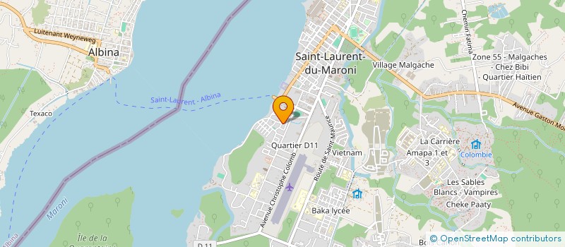 localisation de l'entreprise SOS INTEGRATION à SAINT-LAURENT-DU-MARONI