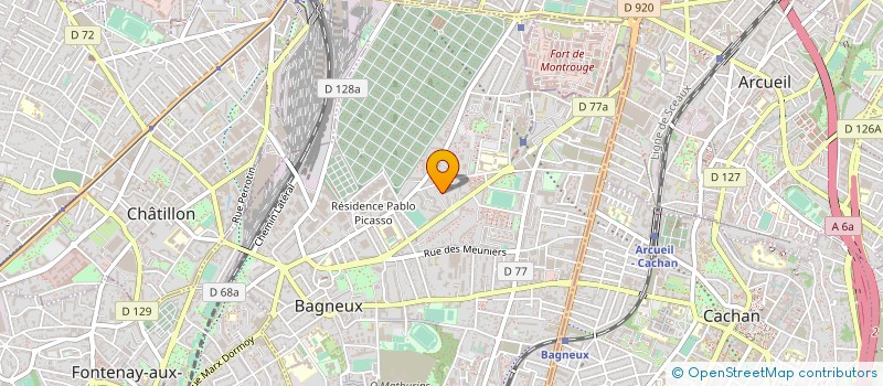 localisation de l'entreprise SOS INTERNAUTES à BAGNEUX
