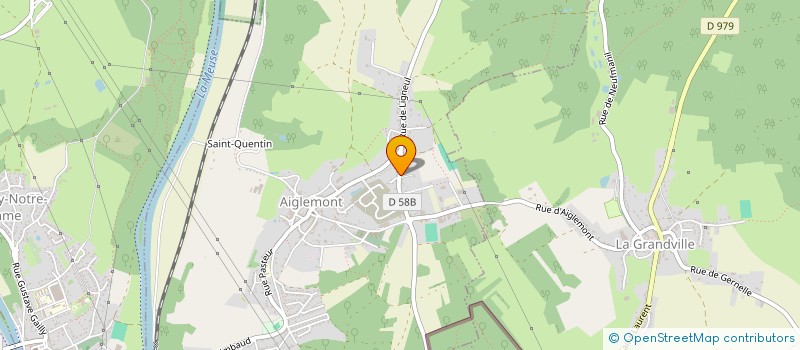 localisation de l'entreprise SOS JARDIN à AIGLEMONT