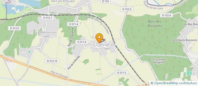 localisation de l'entreprise SOS JARDIN ENTRETIEN à VERT-EN-DROUAIS