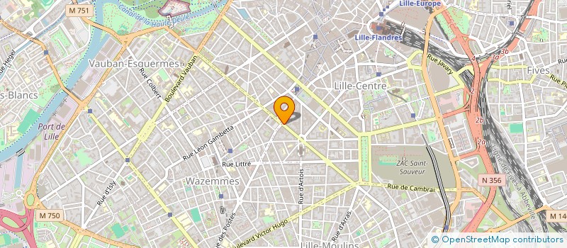 localisation de l'entreprise SOS JEUNES ET FAMILLES à LILLE