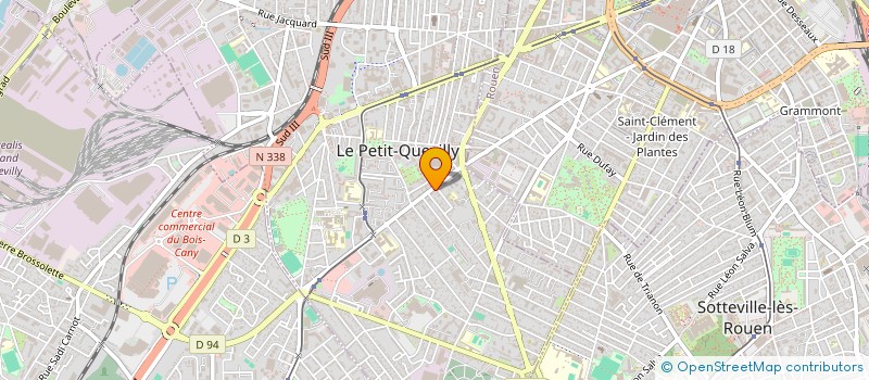 localisation de l'entreprise SOS LA CLE AUTO  LE PETIT-QUEVILLY