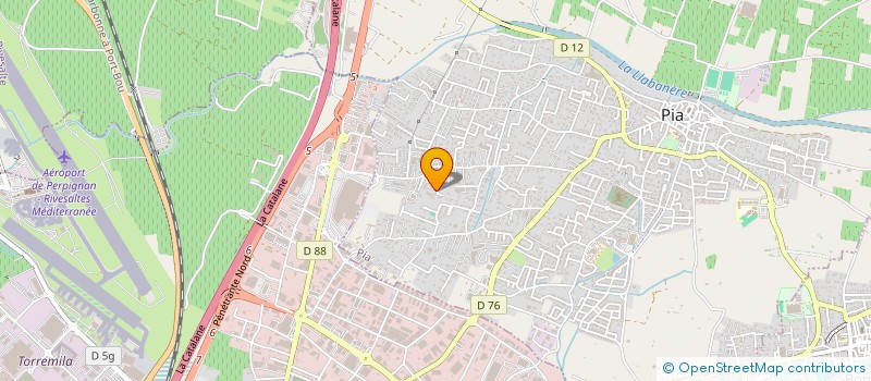 localisation de l'entreprise SOS LE BOULOU  PIA