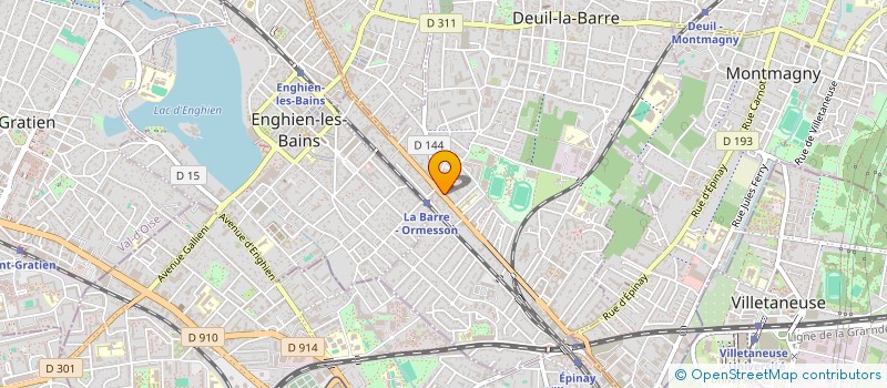 localisation de l'entreprise SOS LECLERC AUTOMOBILE  DEUIL-LA-BARRE