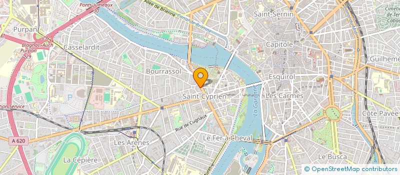 localisation de l'entreprise SOS LES COEURS BRISES à TOULOUSE