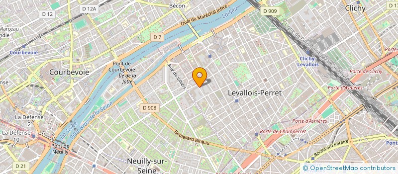 localisation de l'entreprise SOS LIQUIDATION à LEVALLOIS-PERRET