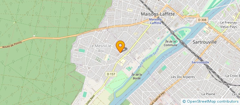 localisation de l'entreprise SOS LOGISTIQUE à LE MESNIL-LE-ROI