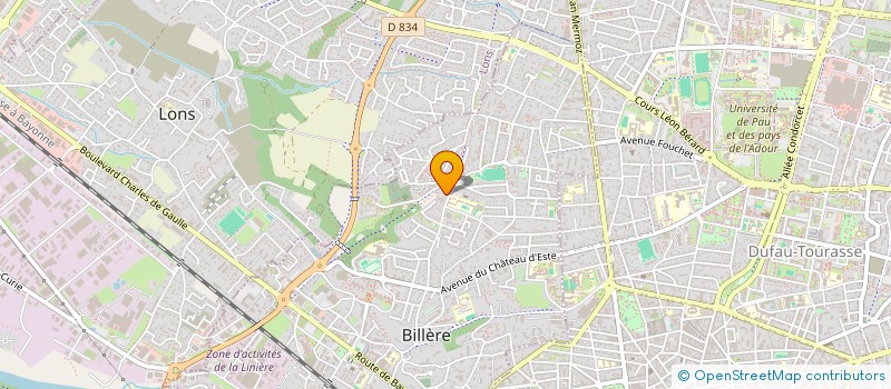 localisation de l'entreprise SOS MEDECINS à BILLERE