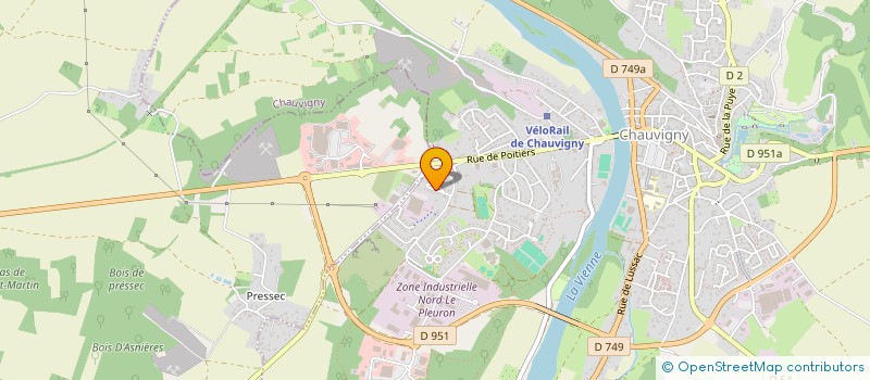 localisation de l'entreprise SOS MERULE à CHAUVIGNY