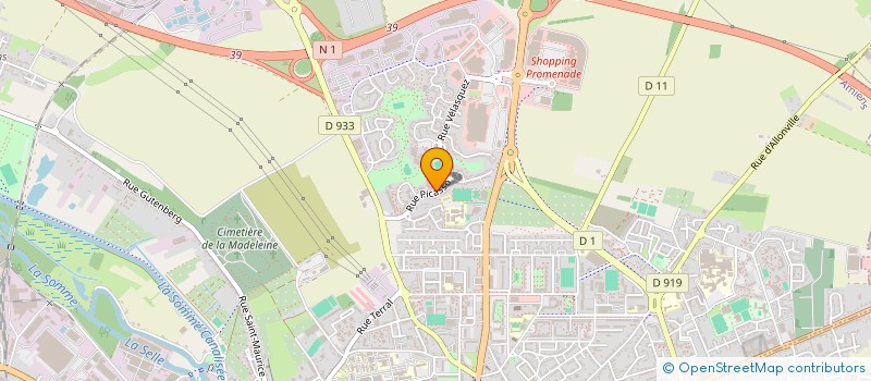 localisation de l'entreprise SOS MICROS à AMIENS