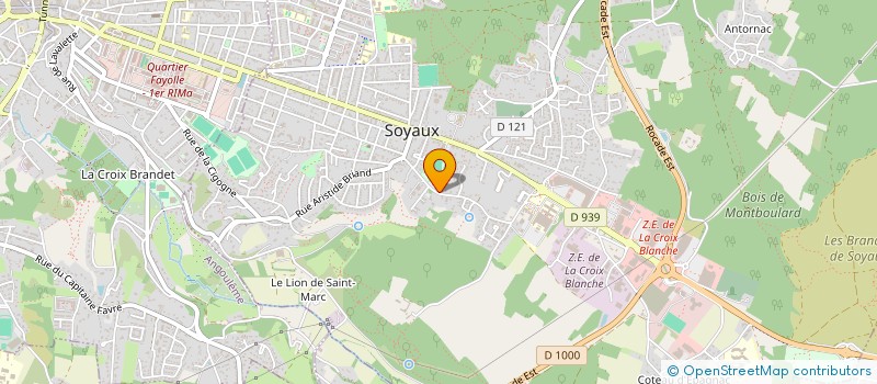 localisation de l'entreprise SOS MOBILE à SOYAUX