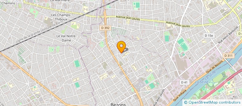 localisation de l'entreprise SOS MOBILE  BEZONS